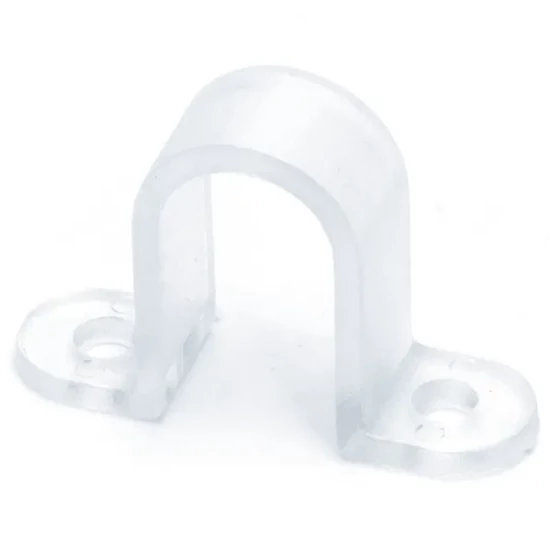 8×16 mm nagyfeszültségű neon LED szalaghoz szerelhető rögzítő bilincs 10 db