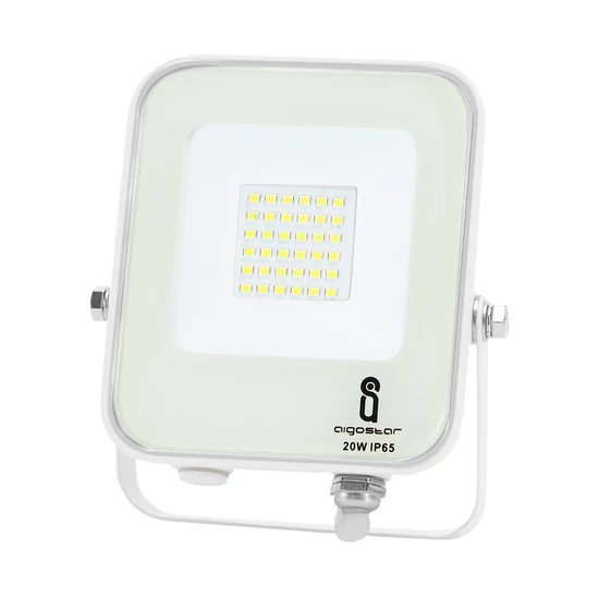 20W Fehér Házas Slim LED Reflektor Hideg Fehér 1800lm