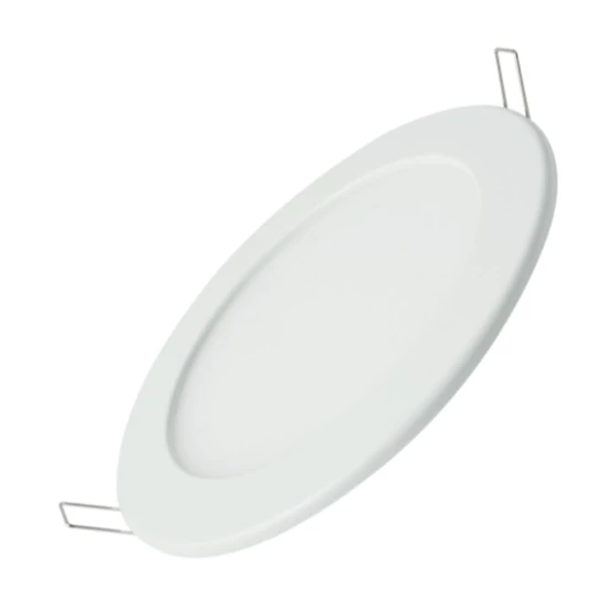12W Süllyeszthető kerek LED Panel meleg fehér 770lm