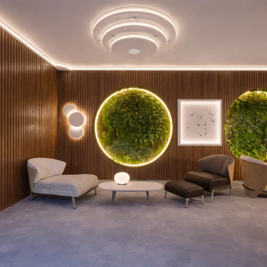 VI3LK150 3 szintes 150cm kör álmennyezet sziget test