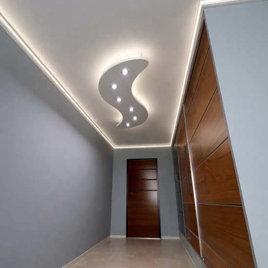 VIH210x70 210cm XPS Hullám álmennyezet sziget test