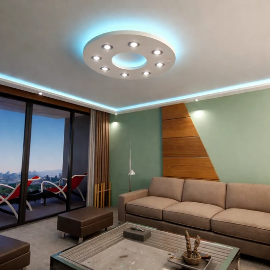 VIK100 100cm KÖR Süllyesztett álmennyezet sziget test