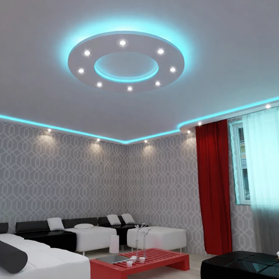 VIK150 150 cm KÖR Süllyesztett álmennyezet sziget test