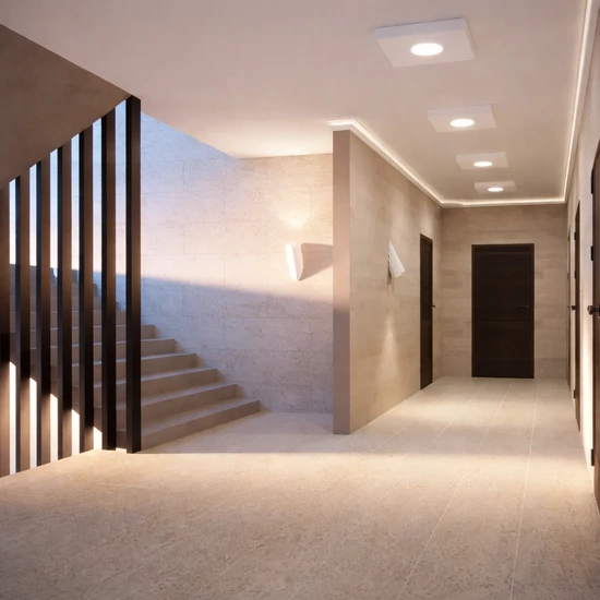 VIN50FZ 50cm négyzet álmennyezet sziget test 18W LED panelhez