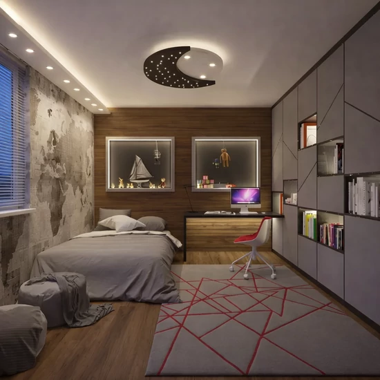 VINH100T Hold/Nap álmennyezet sziget test