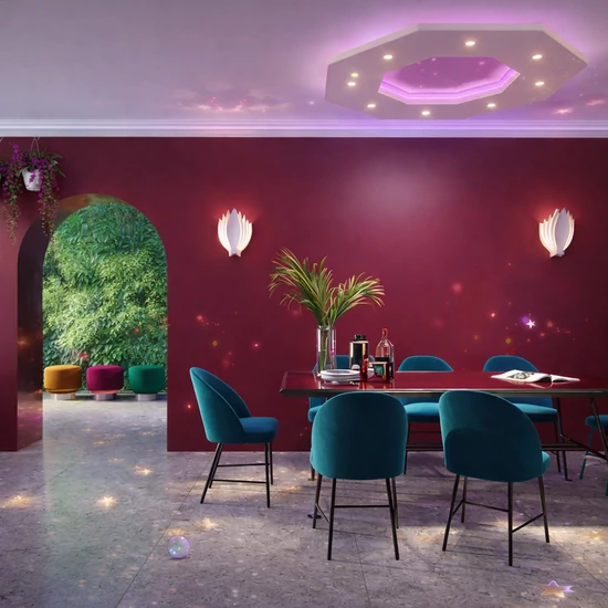 VINY150 Nyolcszög álmennyezet sziget test 150cm