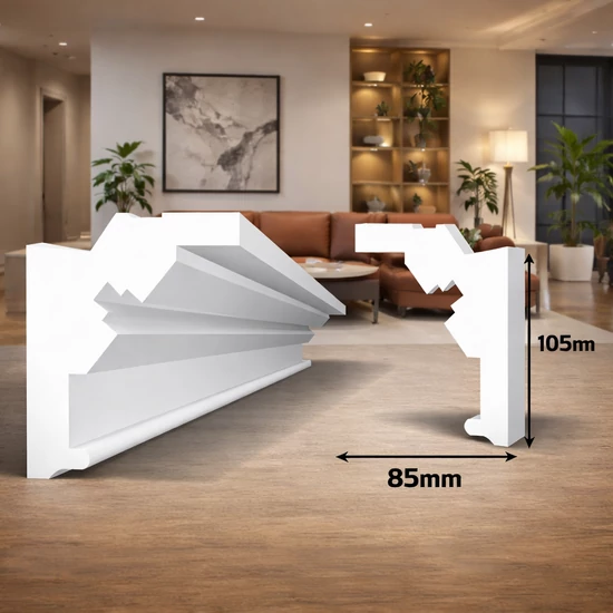 VILEC36 Mennyezeti Direkt világításhoz díszléc