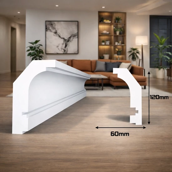 VILEC37 Mennyezeti Direkt világításhoz díszléc