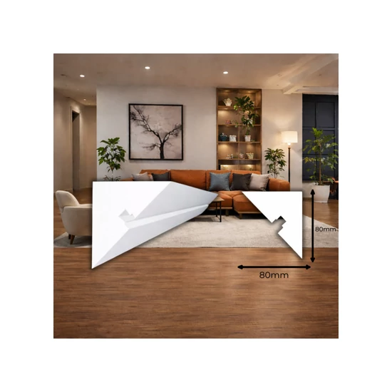 VILEC39 Mennyezeti Direkt világításhoz díszléc