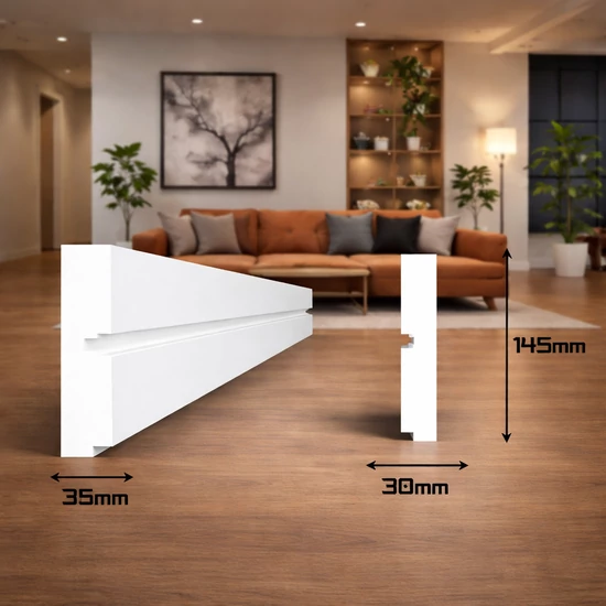 VILEC40A Mennyezeti Direkt világításhoz díszléc