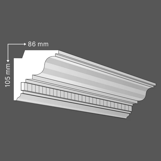KA-27 Karnistakaró Rejtett világítás - oldalfal
