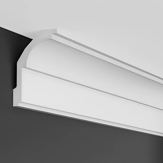 Poliuretán stukkó (P 872) kemény holker díszléc sarokba