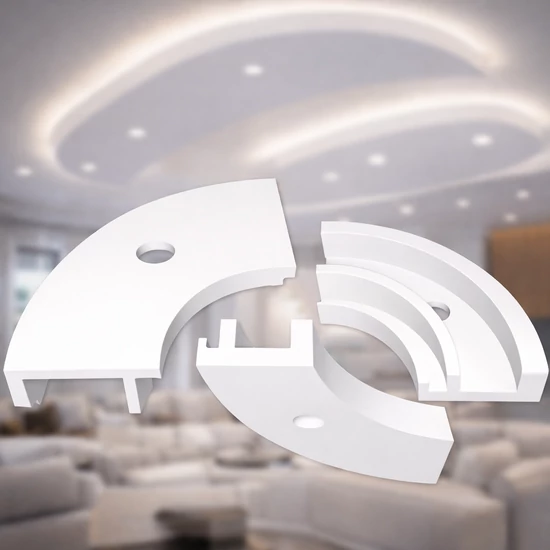 VIMDNK19B2 XPSMennyezeti dobozoláshoz negyed körív