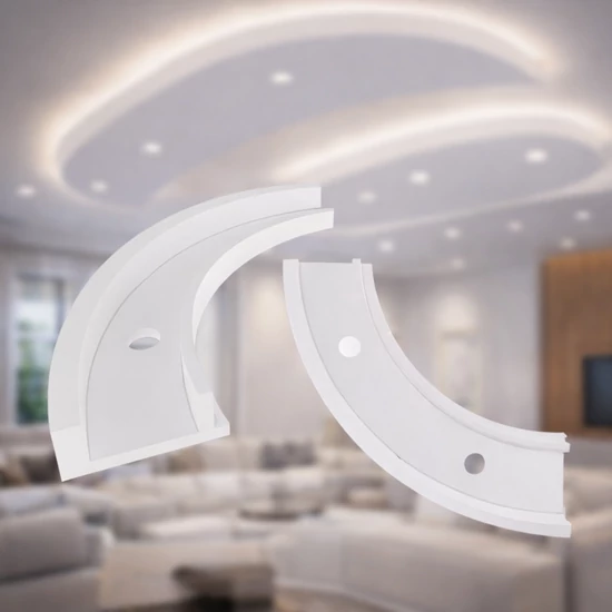 VIMDNK25 Mennyezeti dobozoláshoz negyed körív