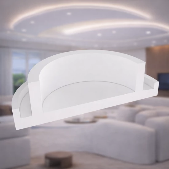 Sarok és mennyezeti dobozolás ovál végzáró elem 29cm