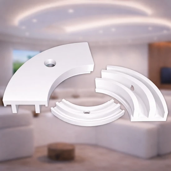 VIMSDNK1940 XPS Mennyezeti, sarok dobozoláshoz negyed körív