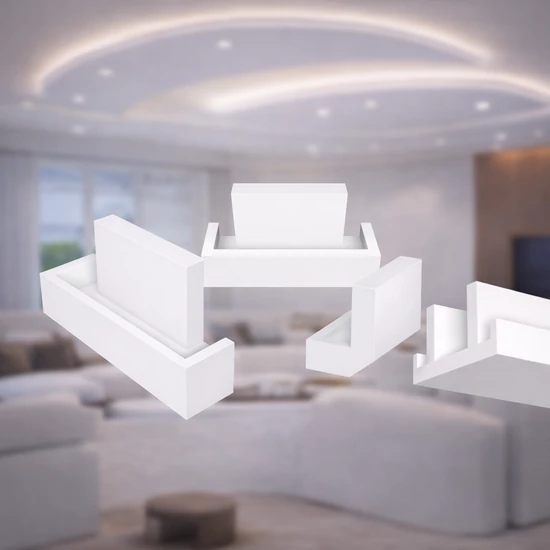 Sarok és mennyezeti dobozolás végzáró elem 19cm