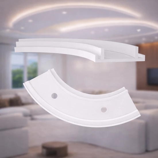 VIMSDNK58895 XPS Mennyezeti, sarok dobozoláshoz negyed körív