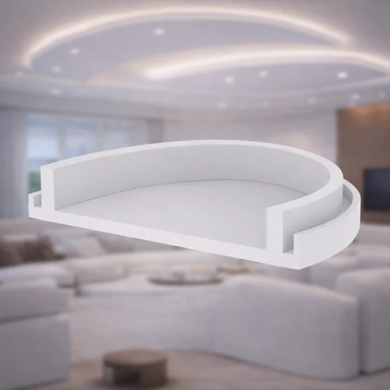 Sarok és mennyezeti dobozolás ovál végzáró elem 58cm