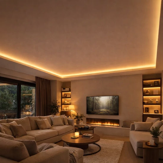  10m-es Meleg fehér 11W/m, 60led/m extra erős LED szalag szett