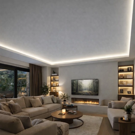 5m-es Természetes fehér 11W/m, 60led/m extra erős LED szalag szett