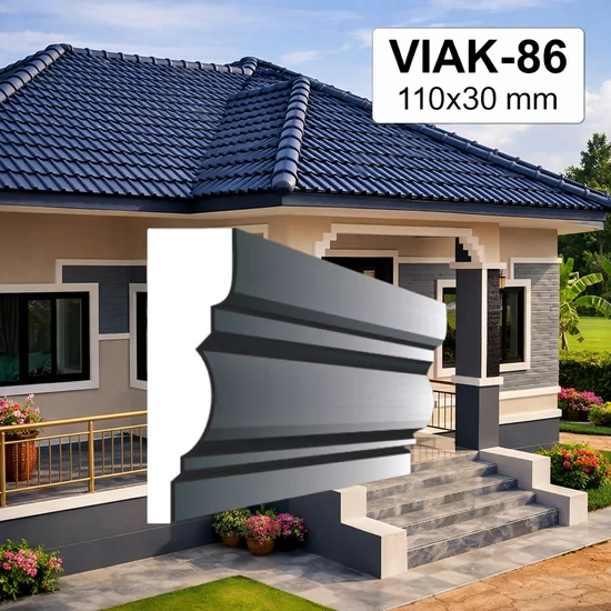 VIAK-86 Kültéri ablak keret díszléc