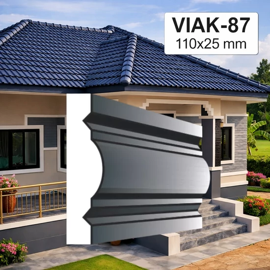 VIAK-87 Kültéri ablak keret díszléc