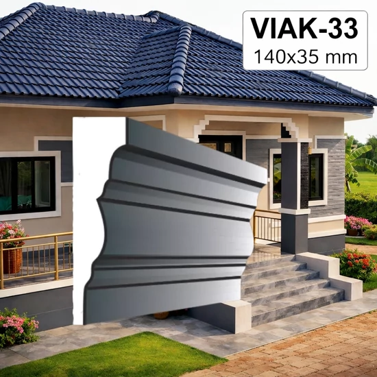 VIAK-33 Kültéri ablak keret díszléc