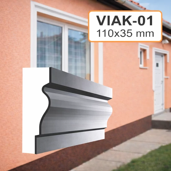 VIAK-01 Kültéri ablak keret díszléc