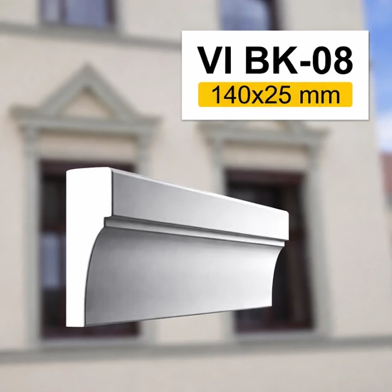 VIBK-08 Kültéri ablak keret díszléc