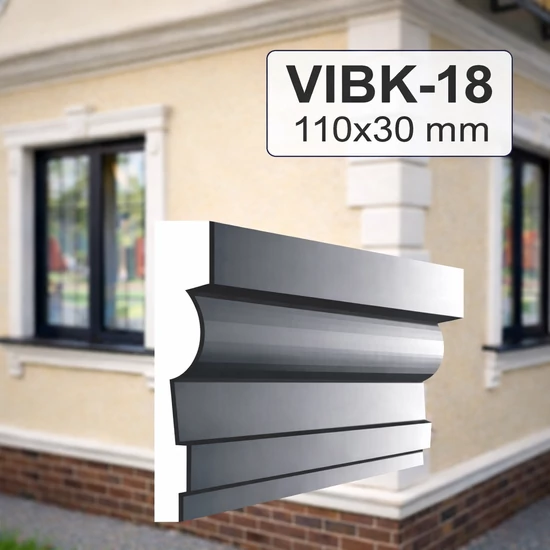 VIBK-18 Kültéri ablak keret díszléc