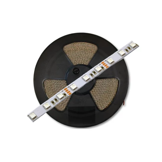 MasterLED 60 LED/méteres 12 V-os beltéri RGB 5050 LED szalag 5 m / tekercs