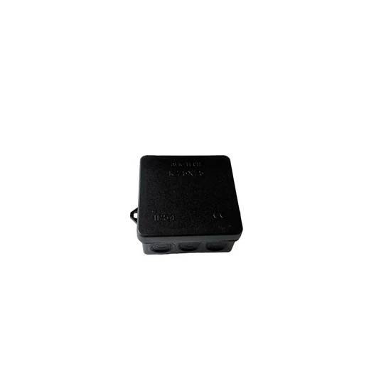 ALK-TECH Kötődoboz 75x75 mm-es méretű IP54-es védettségű  fekete