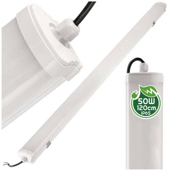Berge LEO 50 W-os falon kívüli 120 cm-es por- és páramentes lámpa  IP65  5000K  5000lm