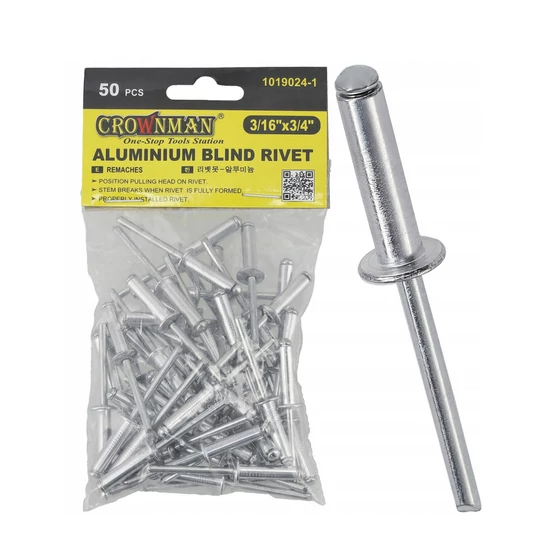 Crownman Popszegecs 3/16 ‘x3/4’