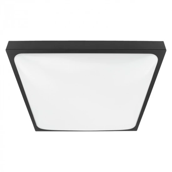 EcoLight ø295 mm négyzet alakú  fekete színű  mennyezeti lámpa 2xE27-es foglalattal