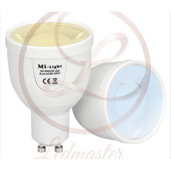 Mi-Light GU10-es foglalatú 5W-os RGBW izzó