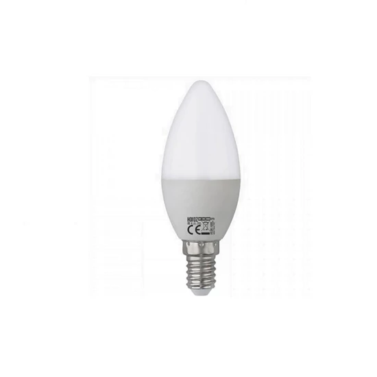 Horoz Ultra opál színű  E14-es foglalatú 6 W-os LED-es izzó natúr fehér  510 lm