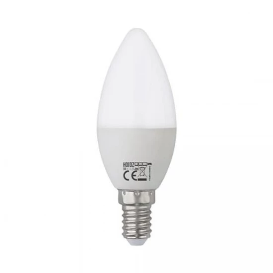 Horoz Ultra opál színű  E14-es foglalatú 8 W-os LED-es izzó natúr fehér  800 lm