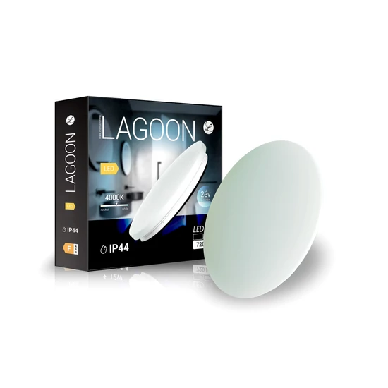 Lagoon 36 W-os ø350 mm kerek natúr fehér mennyezeti lámpa IP44-es védettségű