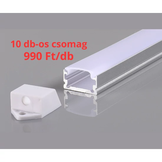 Ledmaster Slim felületre szerelhető aluprofil szett 10 db-os csomag