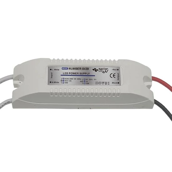MasterLED 12 W-os beltéri tápegység  1 Amper  12V
