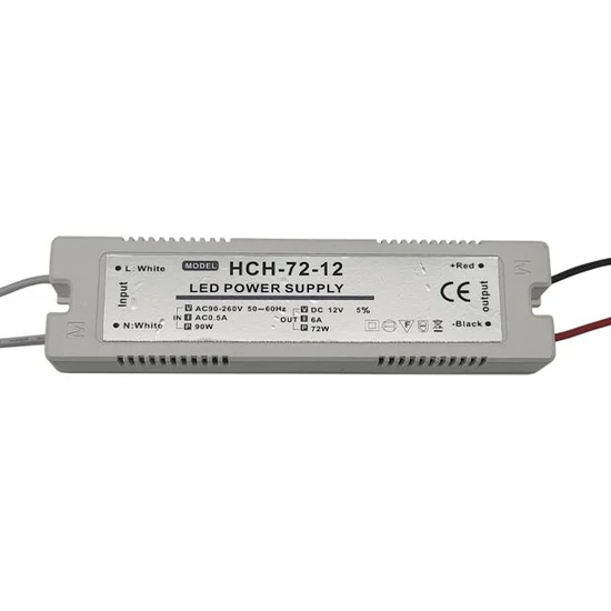 MasterLED 72 W-os beltéri tápegység  6 Amper  12V