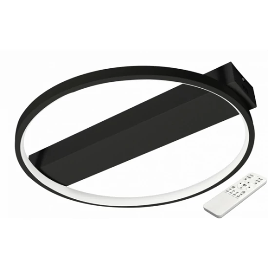 MasterLED Galaxis Taurus 33 W-os  40x6 cm fekete LED távirányítós mennyezeti lámpa