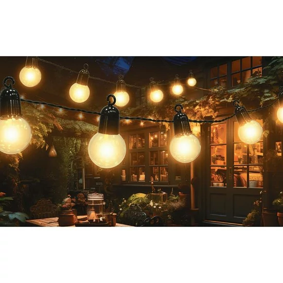 MasterLED Girlanda napelemes 20 LED-es  4 85 m hosszúságú fényfüzér