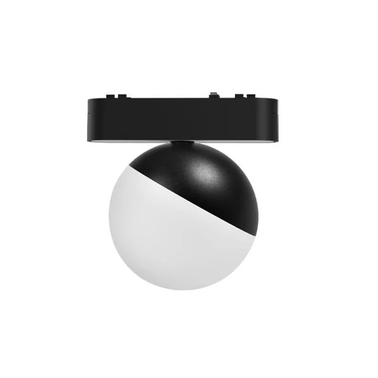 MasterLED LUXO Spheris 10-W-os fekete mágneses sínes lámpa  4000K  48V