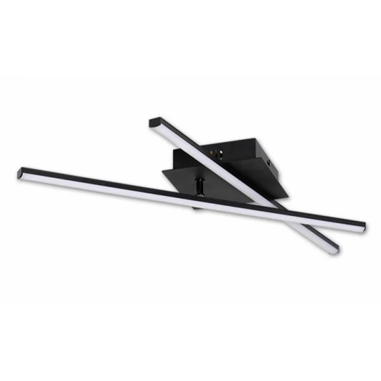 MasterLED Modena Soria  18 W-os ø50 cm natúr fehér fekete LED mennyezeti lámpa