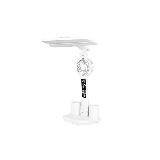 MasterLED Summer 9W-os asztali lámpa beépített ventilátorral  3000-6500K  fehér