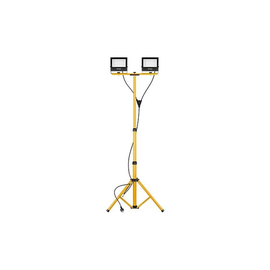 MasterLED Tiga 2x50 W-os hidegfehér LED reflektor  dupla állvány