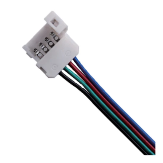 Betáp kábel (15cm) 5050 RGB LED szalaghoz 10mm